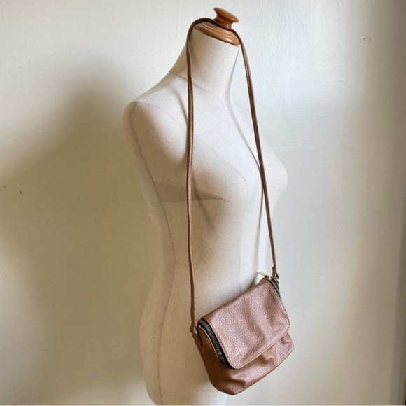 H&M Bags Hm Vegan Leather Saddle Tan Shoulder Crossbody Bag Mini